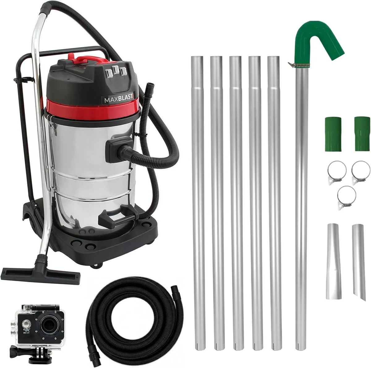 Aspirateur, 80 L, 3000 W, MAXBLAST L 3000W, industriel, 7,2 m