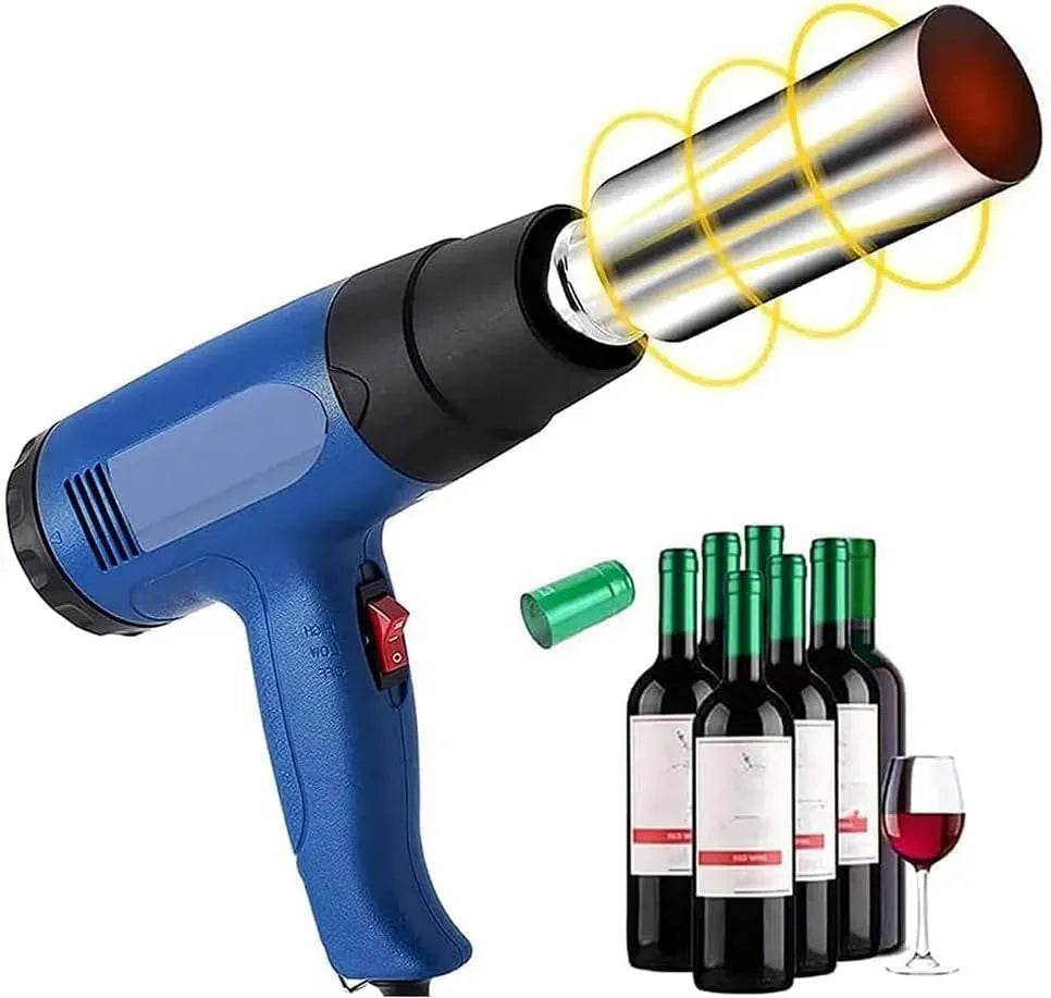 Machine de thermorétraction, Machine de scellage, thermorétractable, 50 mm, 2 Vitesses, pour Capsules PVC