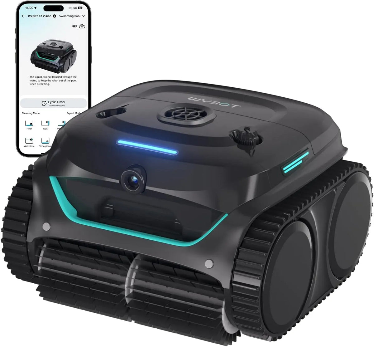 caméra, Robot, robot nettoyeur de piscine, sans fil