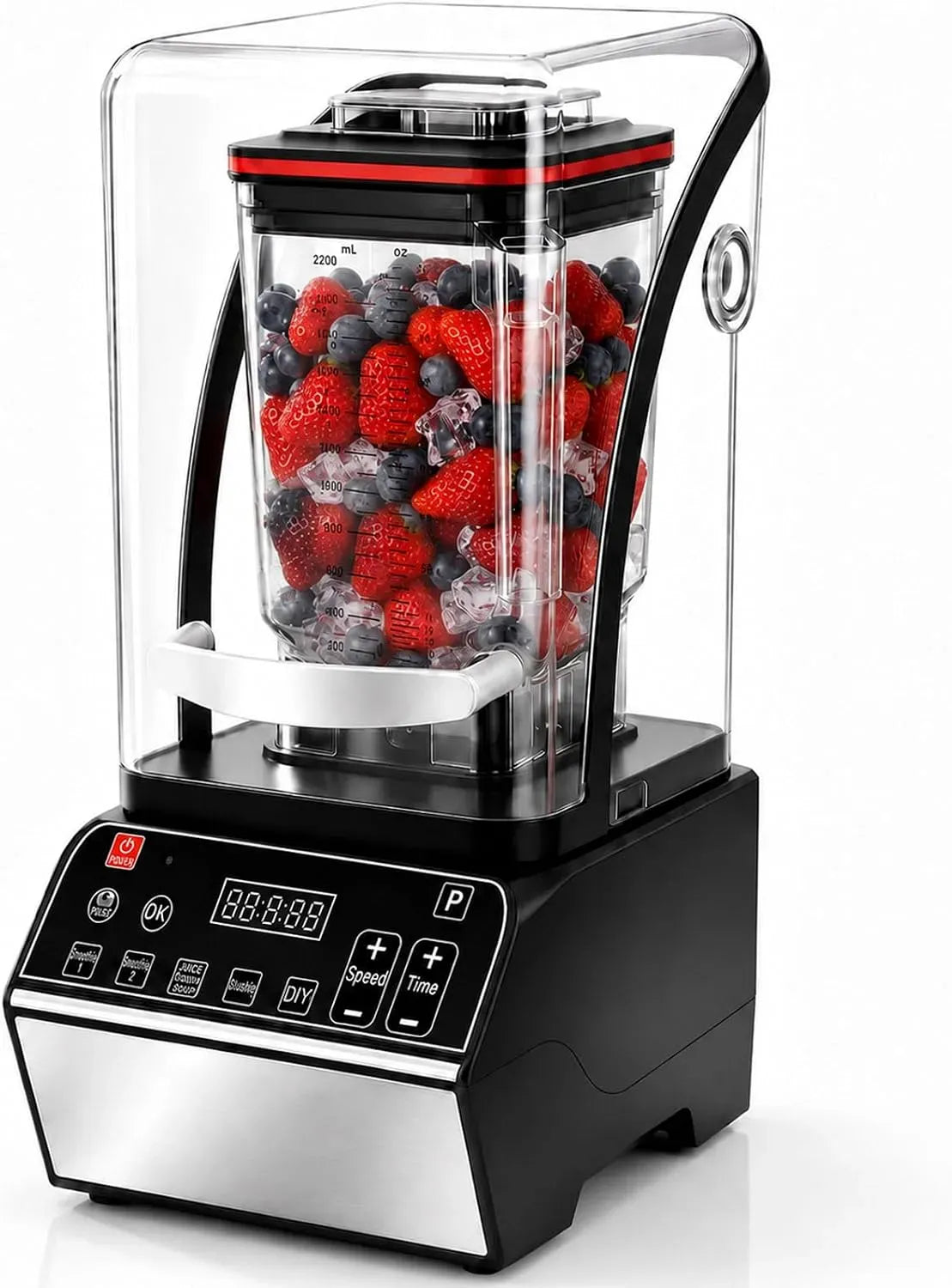 Blender, tactile, professionnel, Récipient 80 oz