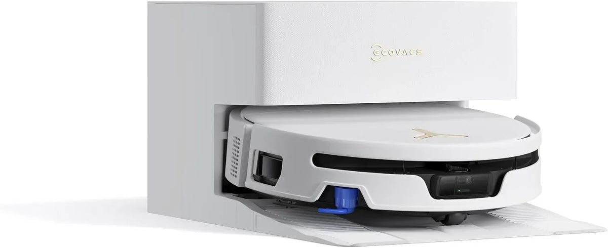 Aspirateur, ECOVACS DEEBOT T90S, blanc, appareil électrique d'aspiration, Pro Omni Aspirateur Robot avec Station