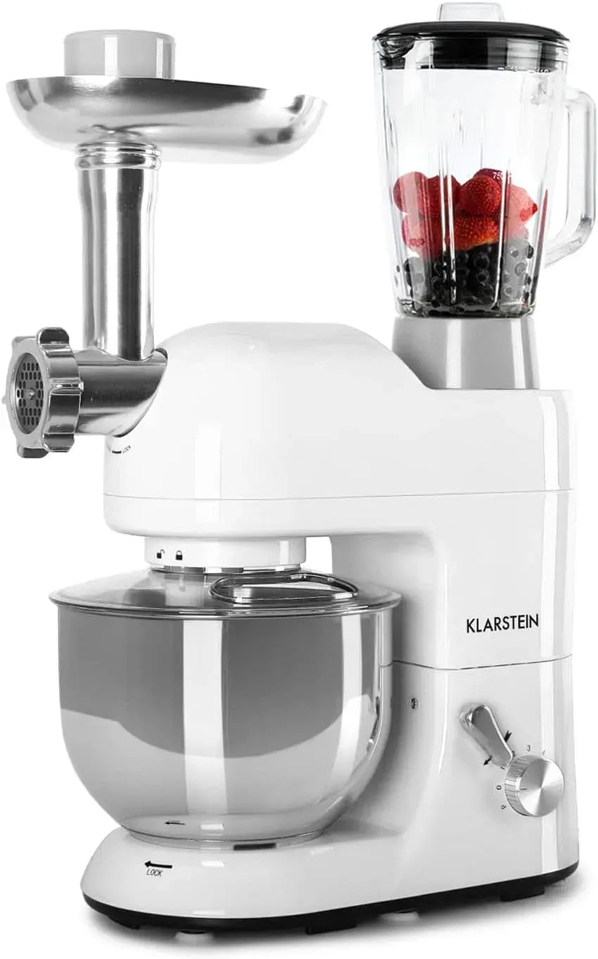 Klarstein Blender, 1800 W, Robot Cuisine 1800W, Bol, 6 Vitesses, 1.5 L
