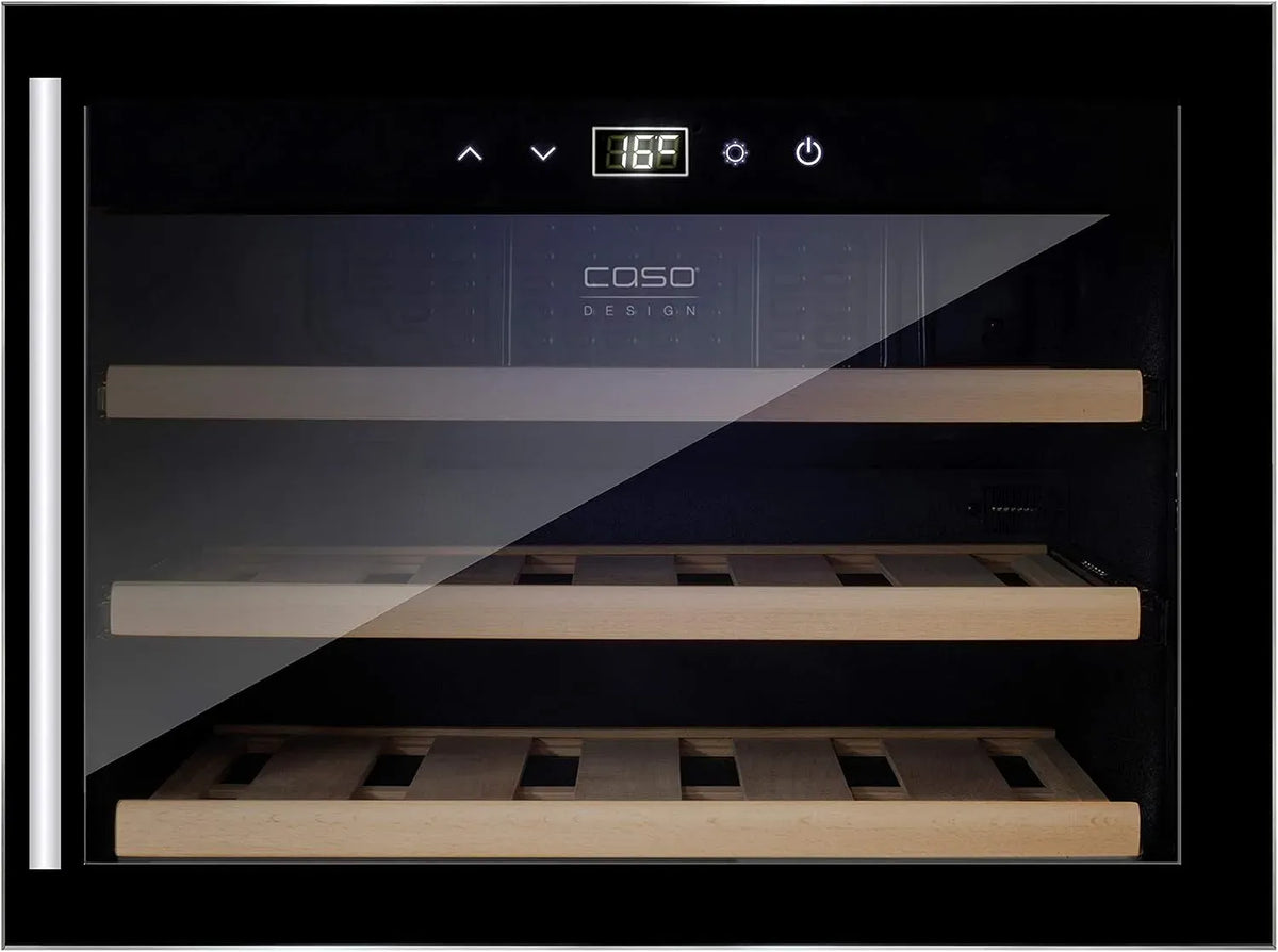 Caso Cave à vin électrique, armoire réfrigérée à vin, WineSafe 18 EB Cave à vin