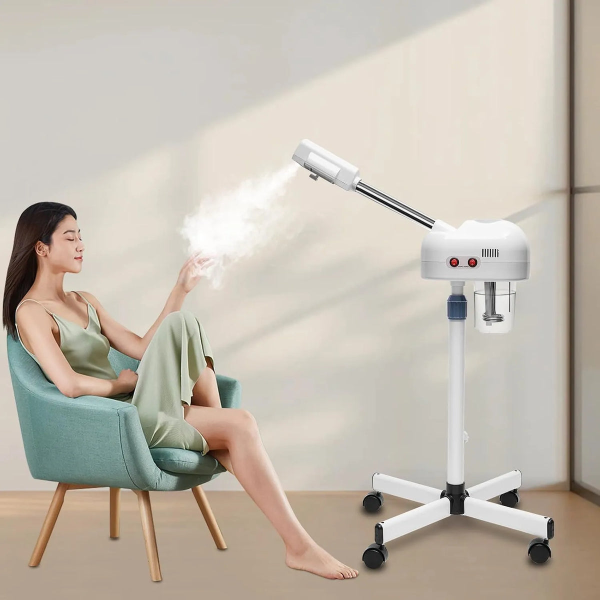 Nettoyeur, 750 W, 600 ml, pour le visage, Buse rotative