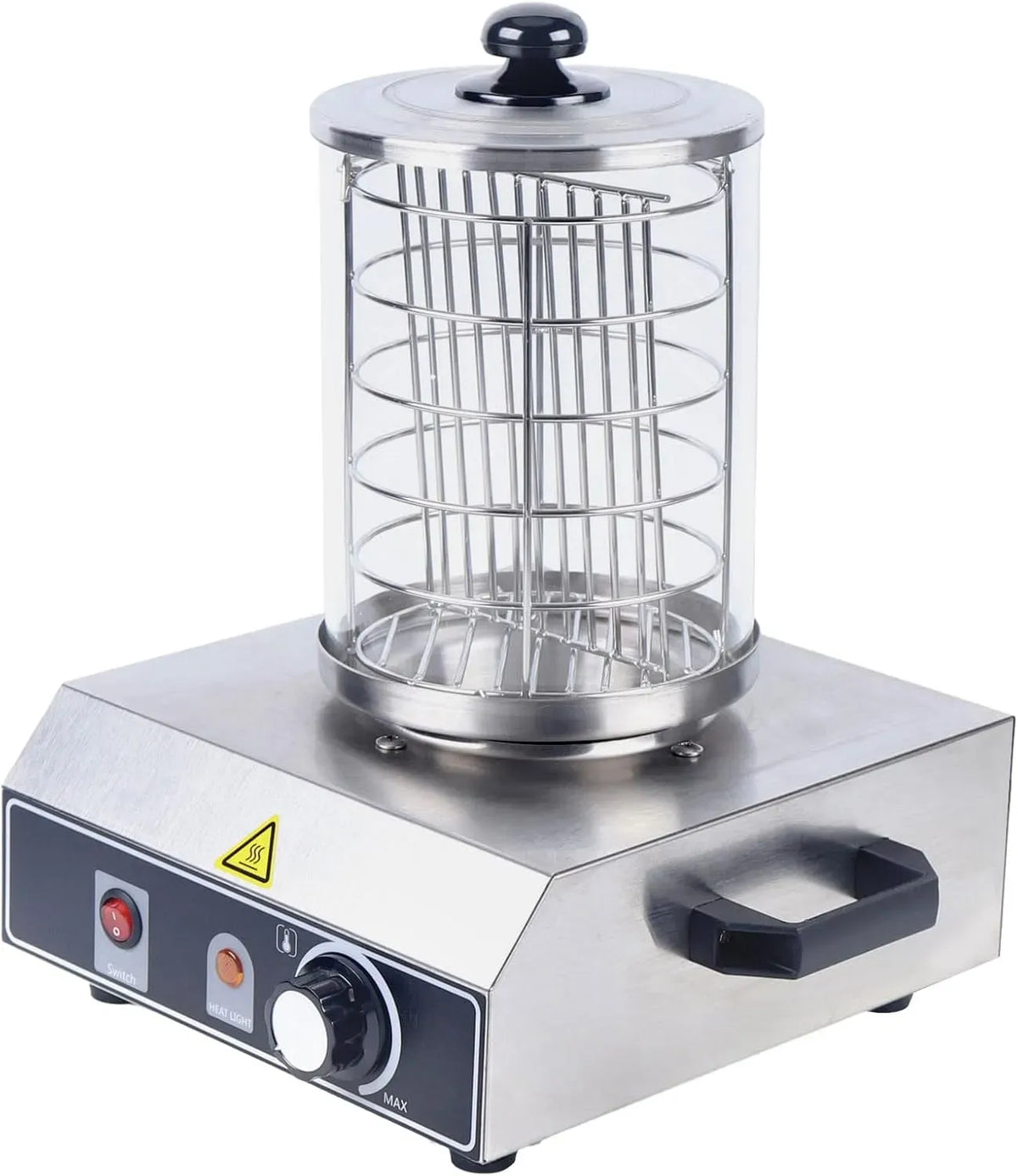 W 0 Hot Dog Maker, 16 x 21,5 cm, 350 W, acier inoxydable, fonction chauffante
