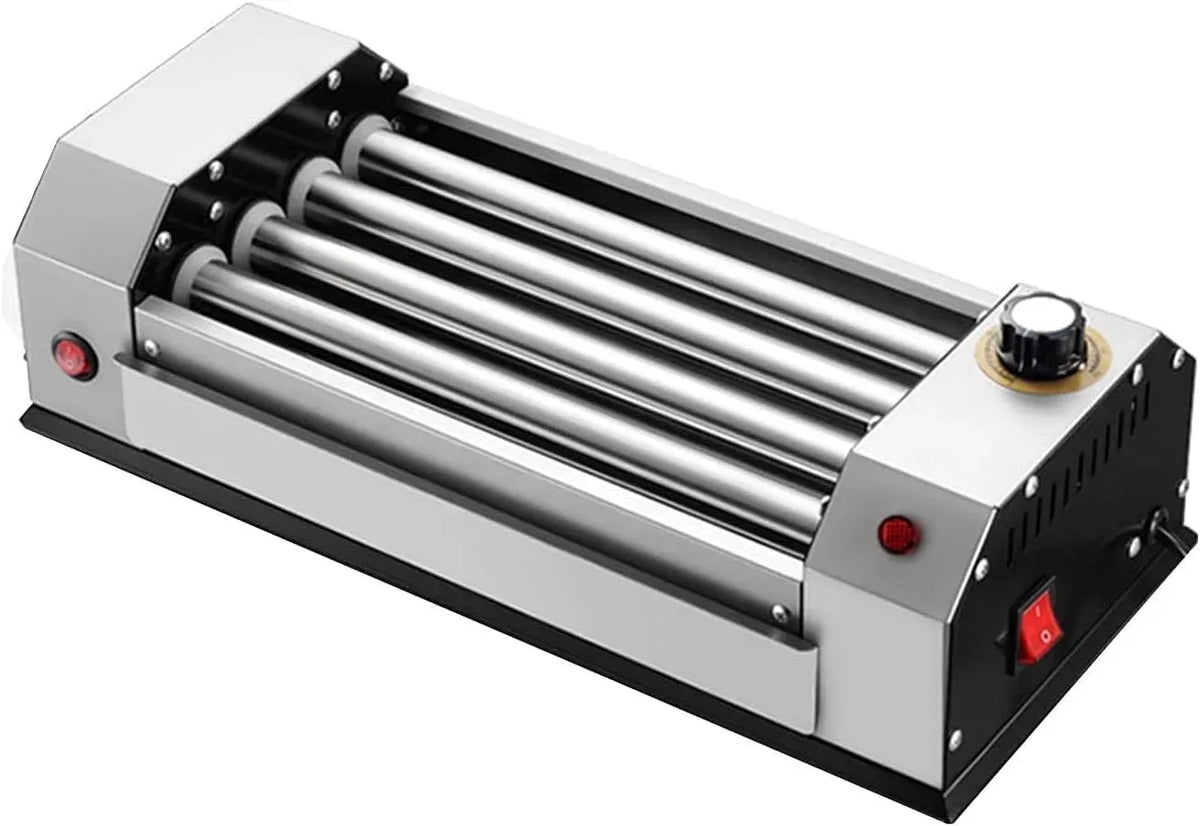 Machine à rouleau, 600 W, professionnel, acier inoxydable, fonction chauffante, pour cuisine et petit déjeuner
