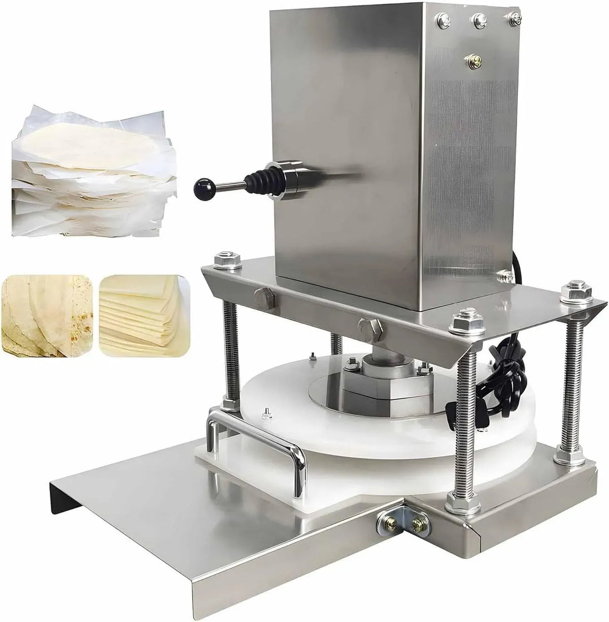 Ajustable, Presse, pizza, pâtisserie, professionnel, pour Pizza