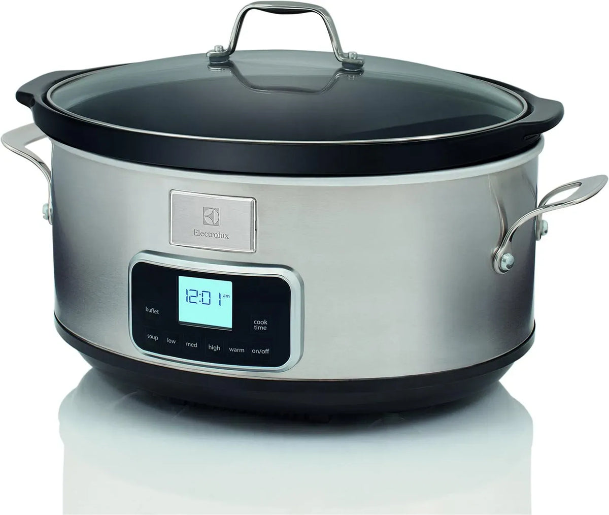 Electrolux ESC7400 MIJOTEUSE, 6,6 lt, 235 W, Mijoteuse en acier inoxydable avec 6 programmes prédéfinis