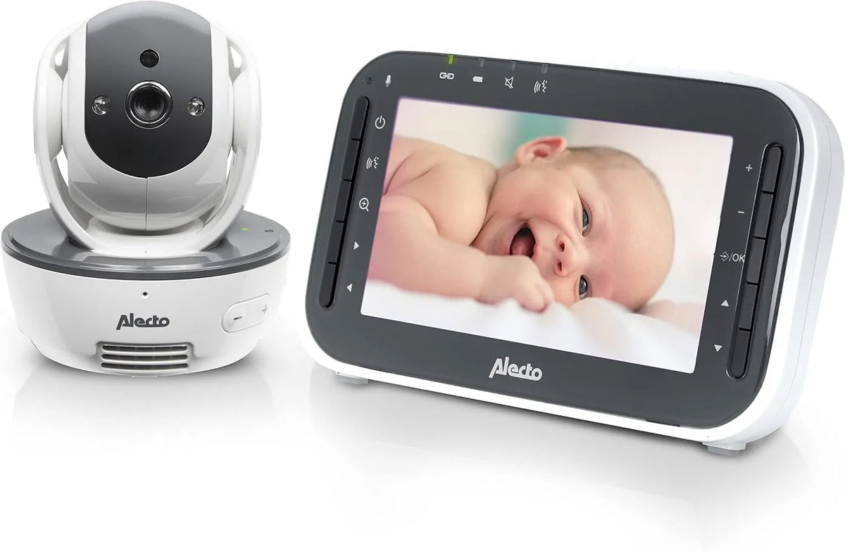 DVM200M Babyphone, caméra, moniteur vidéo pour bébé, blanc, Alecto