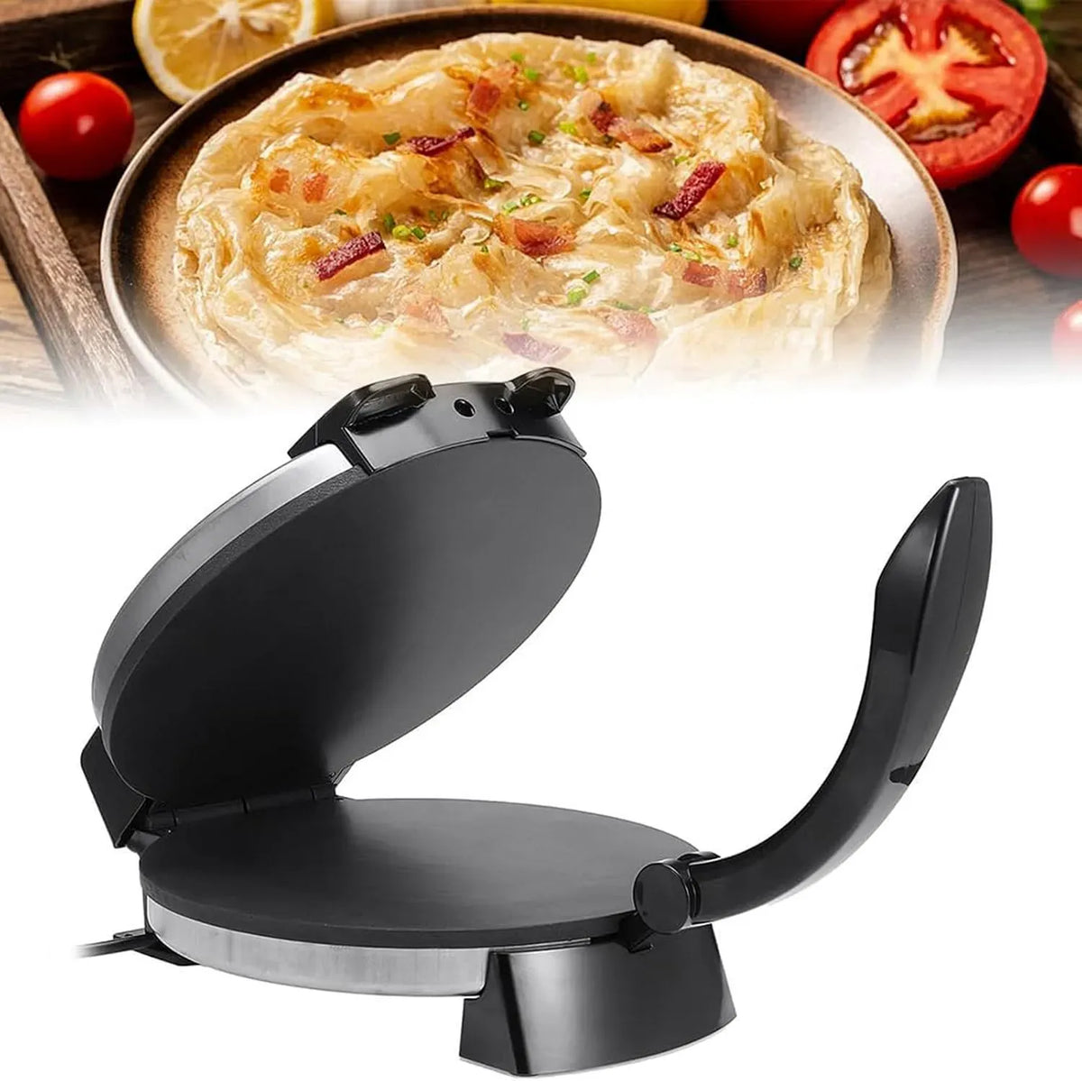 Machine à pain, machine à faire du pain, Presse À Chapatis Antiadhésive, Appareil À Quesadillas Électrique