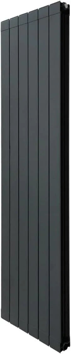 Radiateur électrique, 1800 x 475 mm, décoration de salon, gris, Brosse de Nettoyage & Fixations INCLUS