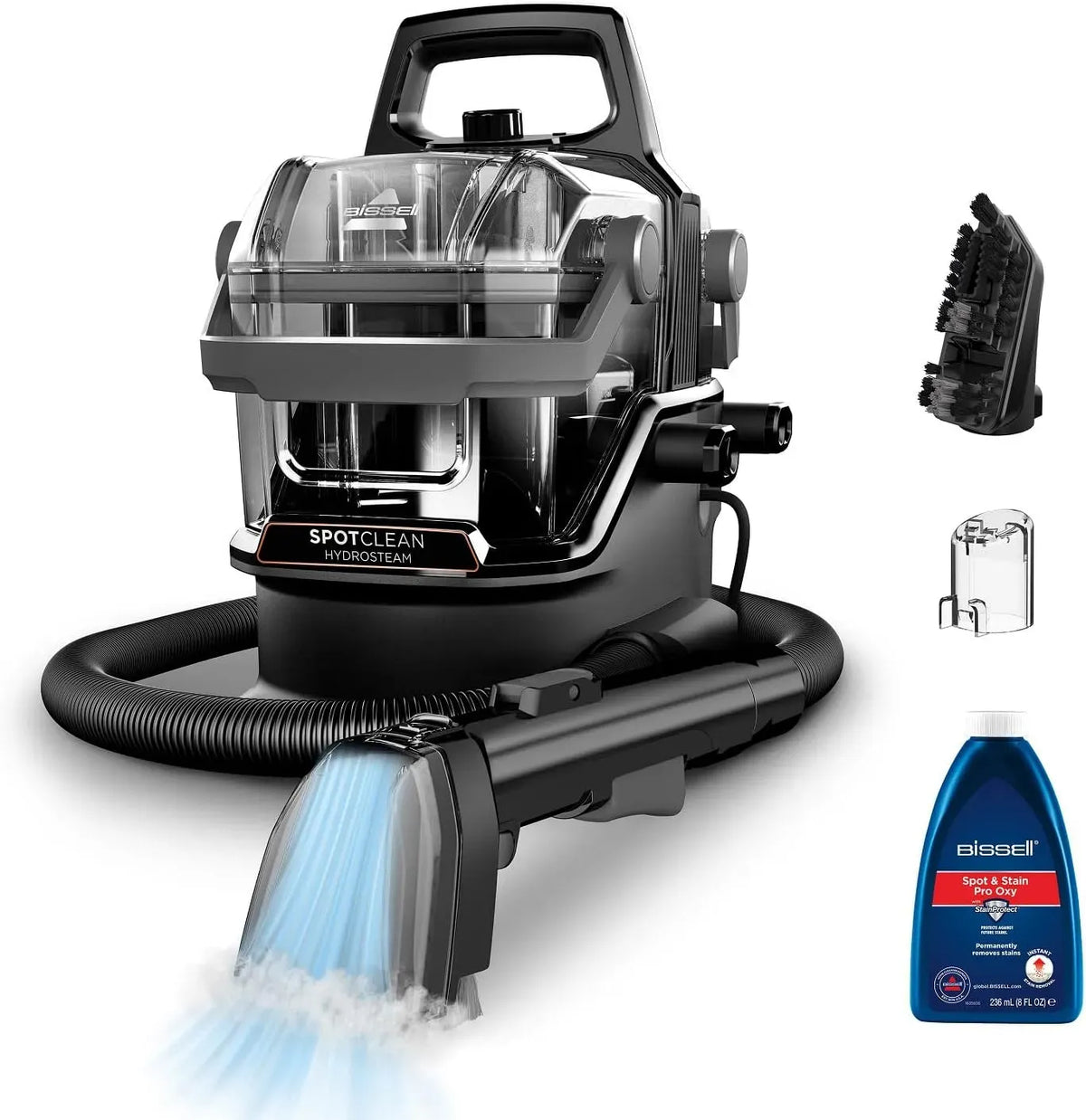 Nettoyeur vapeur, 1000 W, BISSELL 3689N, SpotClean HydroSteam Shampouineuse Canapé 1000W
