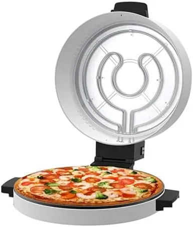 Four électrique à pizza, 11,8 pouces, tactile, Poignée Fraîche au Toucher, Plaques Antiadhésives