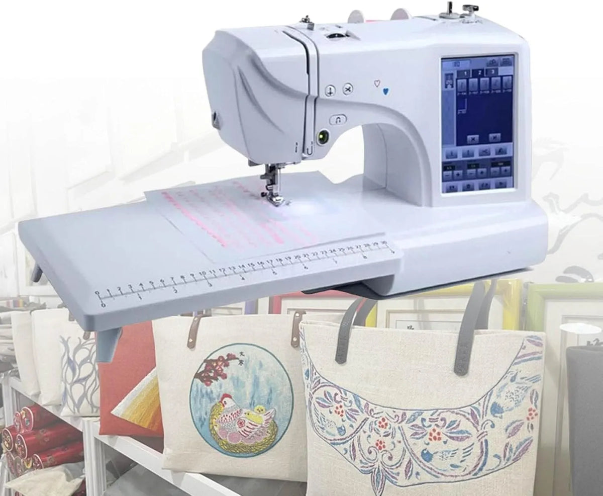 X 9 Machine à Quilter, Machine à Coudre, Machine à Broder, machine à coudre électrique, machine à broder électrique, tactile, écran LCD