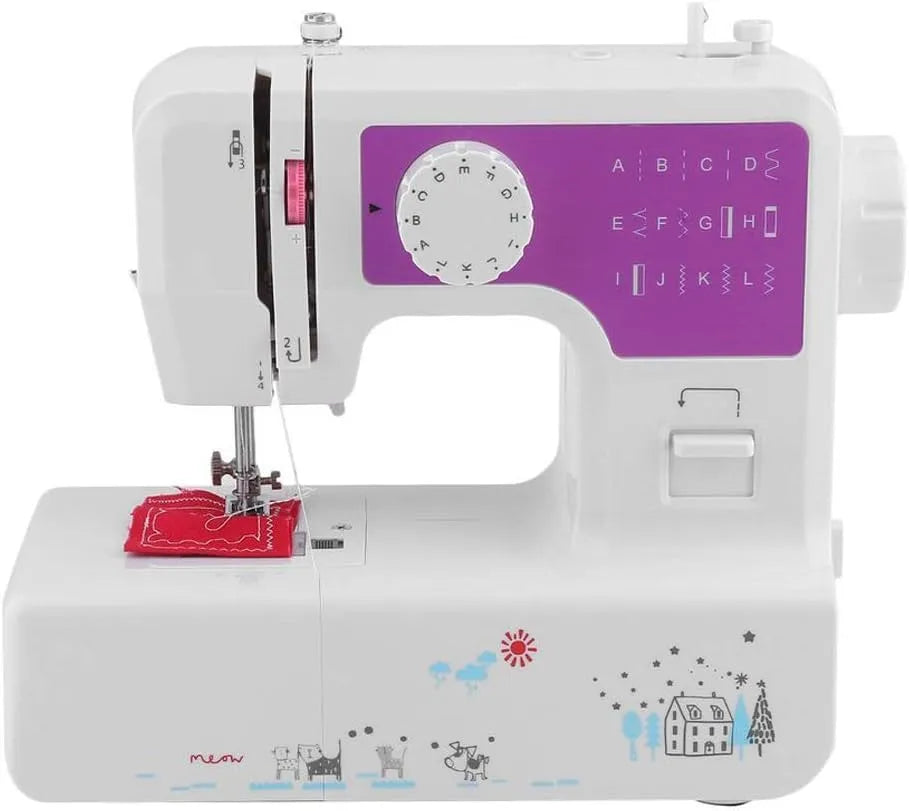 Machine à Coudre, Portable, machine à coudre électrique, blanc