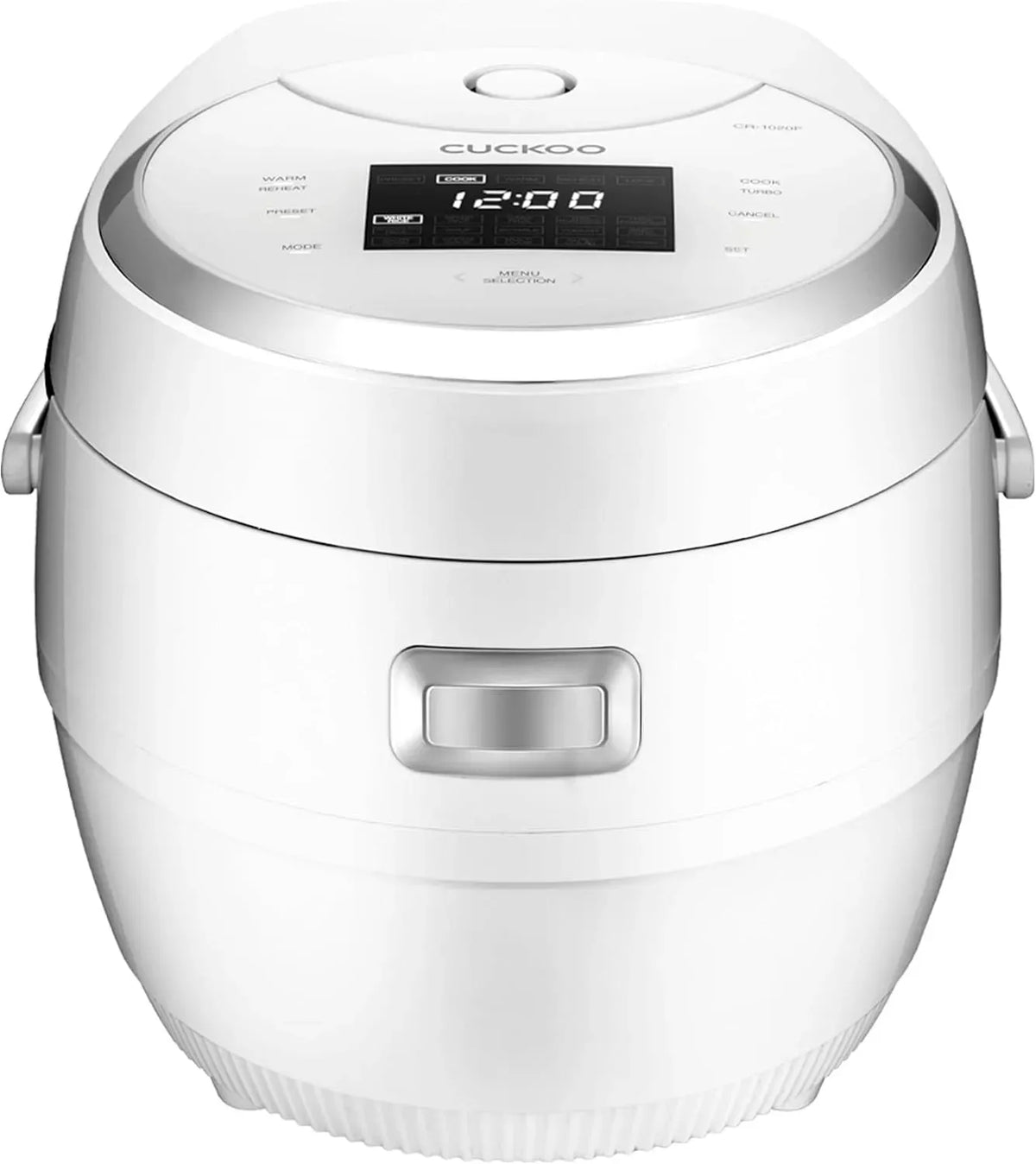 CR-1020F Cuiseur, cuiseur à riz électrique, 10 tasses, revêtement antiadhésif, blanc, CUCKOO
