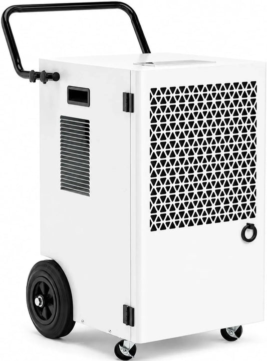 Déshumidificateur 120L/Jour m2/600, 7 L, minuteur, grand réservoir, professionnel, Réservoir d'eau de 7 L
