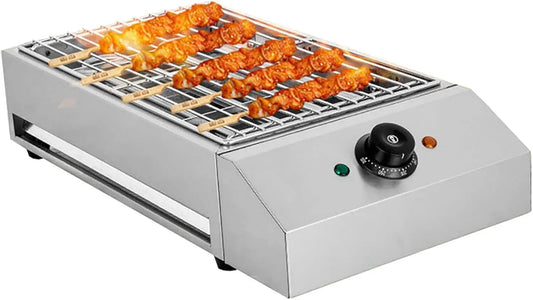Four électrique, 2600 W, portable, gril, professionnel, acier inoxydable, Plaque de Cuisson de comptoir en Acier Inoxydable