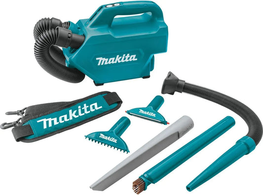 Makita CXT 46 CL121DZ Aspirateur, 12 V, appareil électrique d'aspiration, Aspirateur souffleur 12V CXT 46 mbar Produit seul