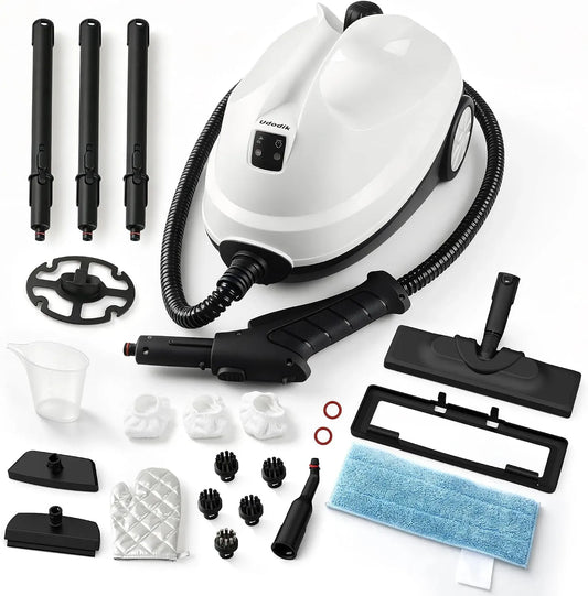 Four électrique, vapeur, Machine à Vapeur Avec 21 Accessoires, Câble D'alimentation Extra Long de 5 m, Nettoyeur à Vapeur