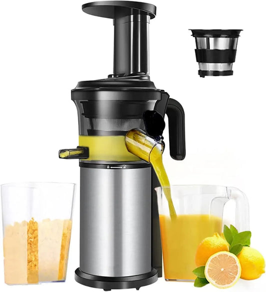 Extracteur de jus 40RPM, 200 W, acier inoxydable