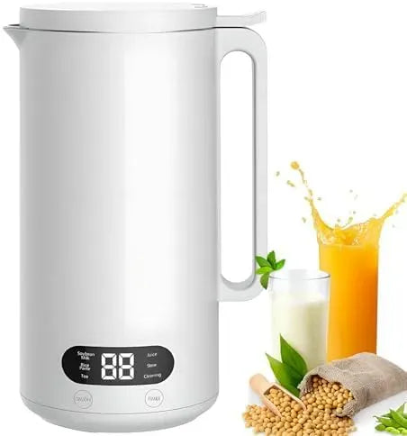 Machine à Lait, machine à lait végétal et lait de noix, 350 ML, minuteur, maintien au chaud, pour Usage Domestique