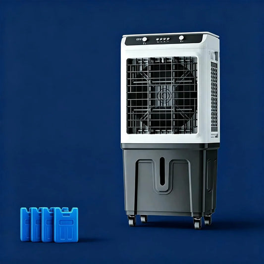 Refroidisseur, moteur, 92x45x34cm, 50 L, 350 W, 40 L, industriel, grand réservoir, pour entrepôt