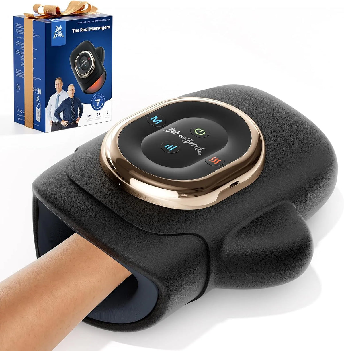 appareil électrique de massage des mains, Masseur, Portable, fonction chauffante, sans fil, pour Femmes, BOB AND
