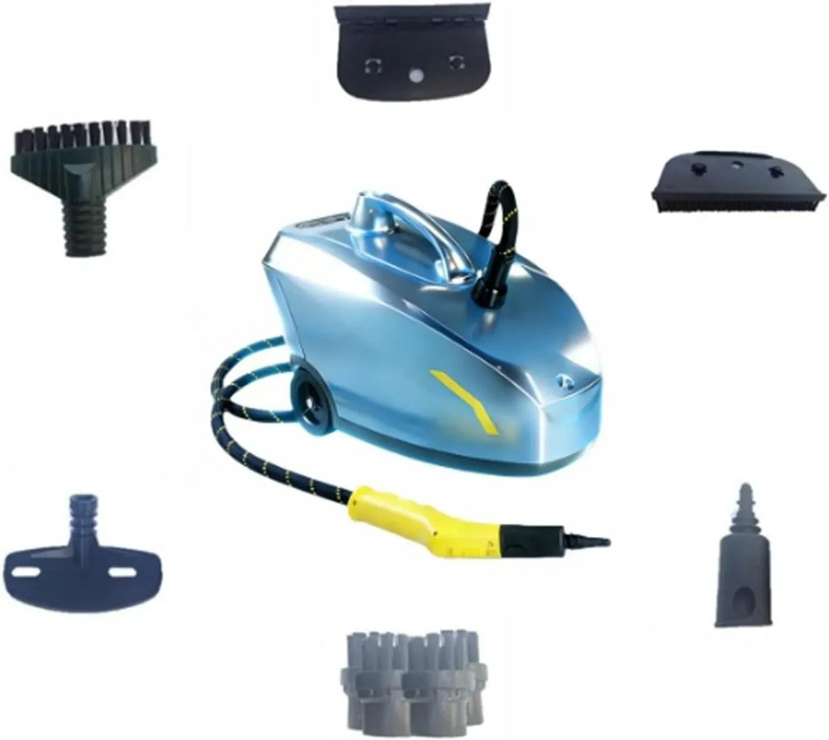 Nettoyeur vapeur 30s, 2 L, 3000 W, grand réservoir, professionnel, 2 zones de température, Température Interne De 110 °C