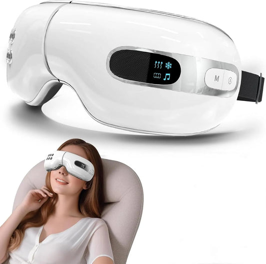 Masseur, tactile, 4 Modes, pour Soulager La Fatigue Oculaire des Migraines