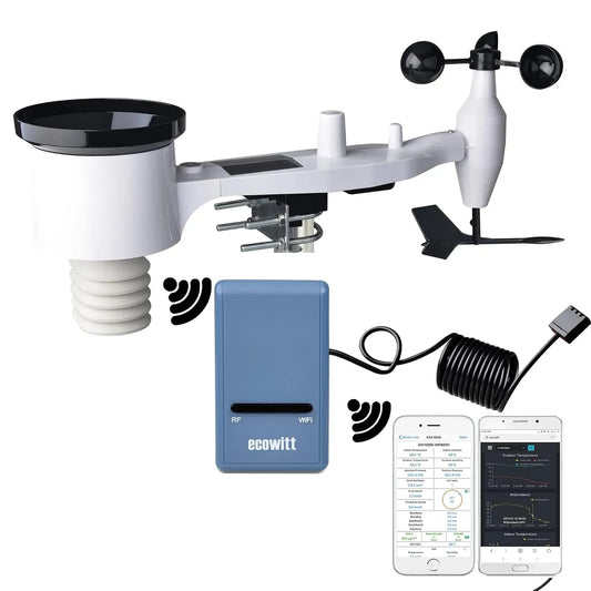 GW1101 GW1100 ECOWITT Station, capteur, station météo sans fil, extérieur, Wi-Fi, pour la maison