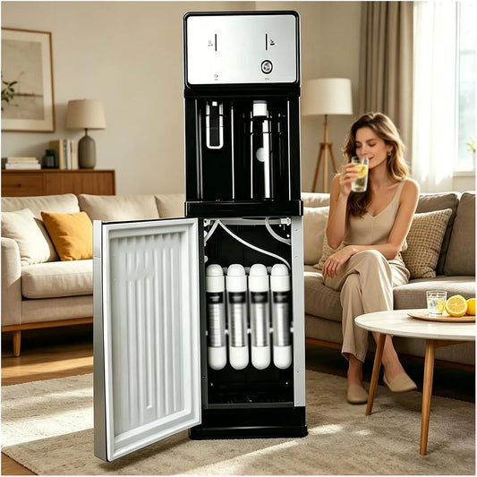 Refroidisseur, Refroidisseur d'eau Vertical équipé de Purificateur Intégré