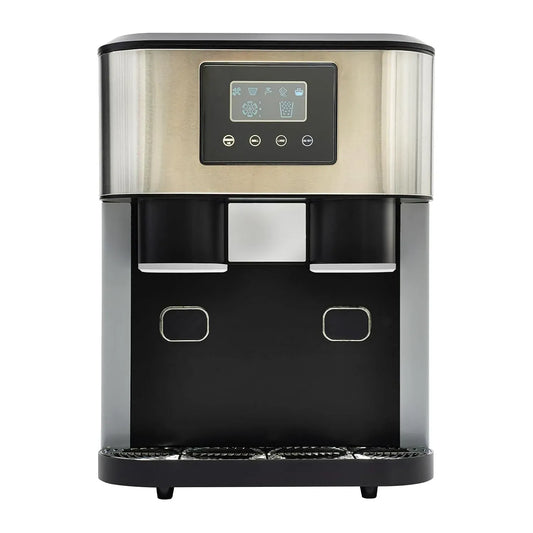 Machine à glaçons, tactile, écran LCD, camping, Machine à glace pilée et à glaçons 3 en 1