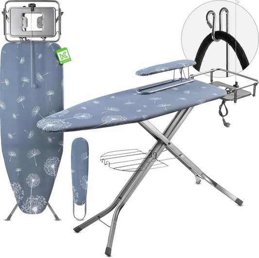 Planche, Table, Prise, 130 x 48 cm, vapeur, bleu, pour Centrale Vapeur, KADAX
