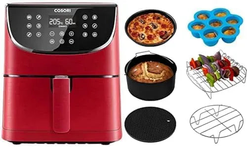 Friteuse à air chaud, 5,5 L, 11 programmes, COSORI, pizza, Friteuse sans Huile à Air Chaude 5,5L