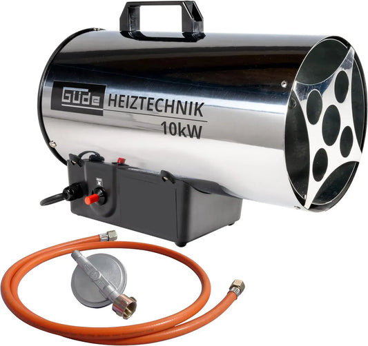 Radiateur électrique, 10 kW, Güde GGH10, acier inoxydable