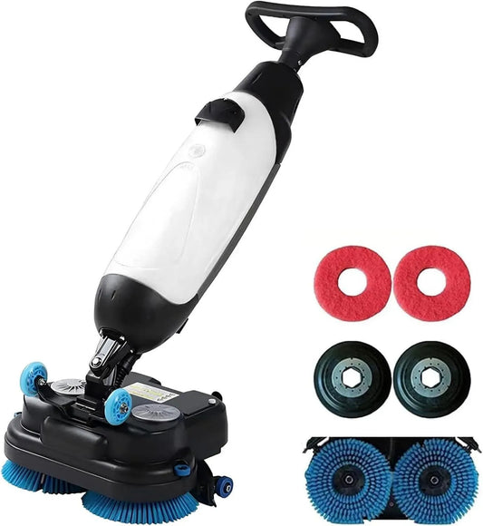 appareil électrique de nettoyage des sols, Nettoyeur, Batterie, Brosse, 1200 M, sans fil, blanc, pour écoles