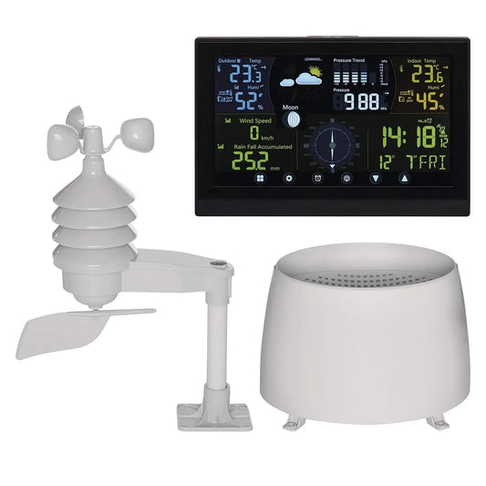 Station, capteur, station météo sans fil, extérieur, tactile, professionnel