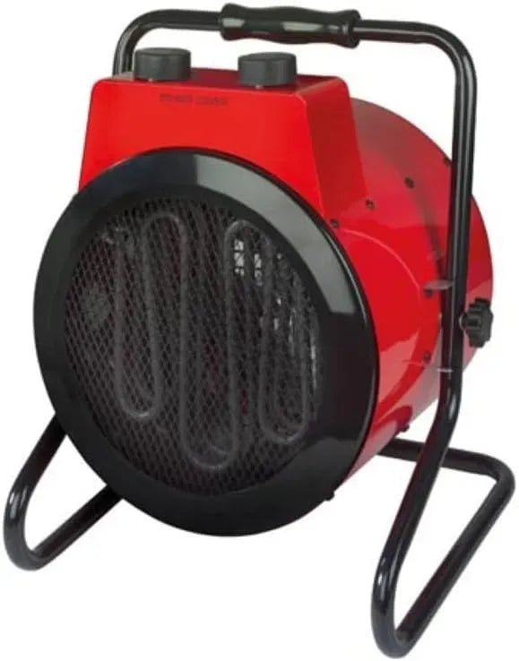Radiateur électrique, 3000 W, portable, thermostat, protection IP24 contre la surchauffe et le basculement, compact et portable pour atelier