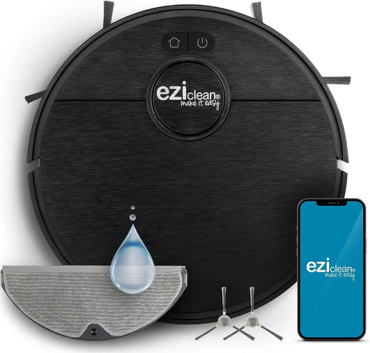 Robot aspirateur, EZICLEAN, aspirateur robot, Robot aspirateur Laveur connecté I-Bot Z6 Max