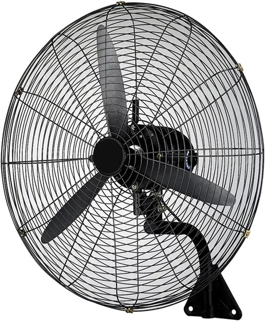 Ventilateur, 55cm, HLILY 55cm-78cm, industriel, 3 vitesses, silencieux, noir, pour Entrepôt/Bureau/Chambre/dortoirs-Silencieux