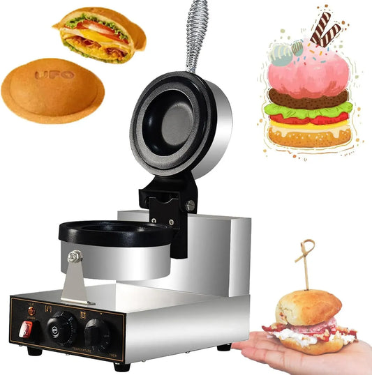 Ustensile de cuisson, 1200 W, 50 à 300 °C, 1200 W Machine à Hamburger électrique à Presse UFO