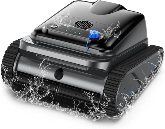 Y50SE 120Min Robot, robot nettoyeur de piscine, 4 Capteurs, 4 Modes, sans fil, pour Piscines Enterrées 200㎡-N