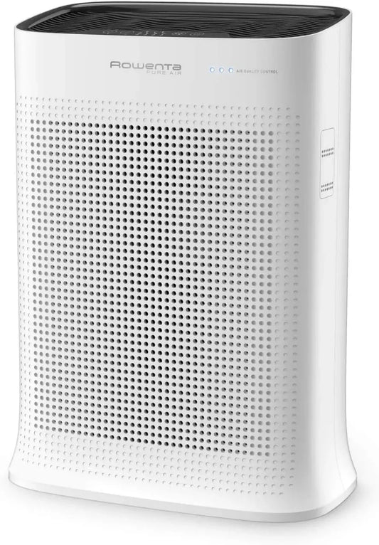 Rowenta PU3040F0 Silencieux, Purificateur d'Air Pure Air Nanocaptur+, pour Automatique, 4 niveaux de filtration, Traitement des allergènes et