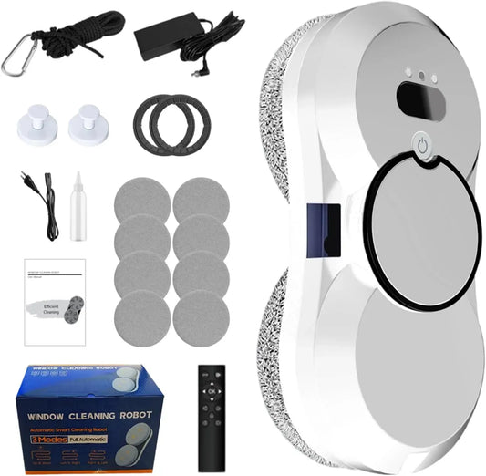 robot aspirateur laveur, Nettoyeur, 3 Modes, pour Fenêtres