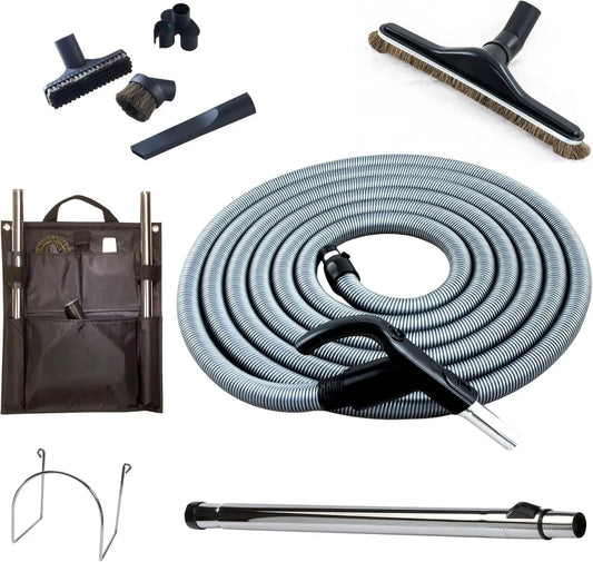 Aspirateur, 10,7 ML, appareil électrique d'aspiration, Kit d'accessoires pour Aspirateur Central avec Tuyau On/Off Ergo