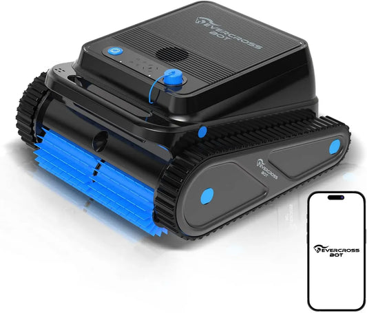 Robot, robot nettoyeur de piscine, sans fil, U8 Robot Piscine Fond et Parois