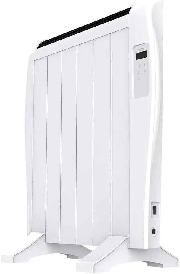 Cecotec Radiateur électrique, 900 W, minuteur, Wi-Fi, écran LCD, contrôle Wifi, 3 modes, 6 éléments