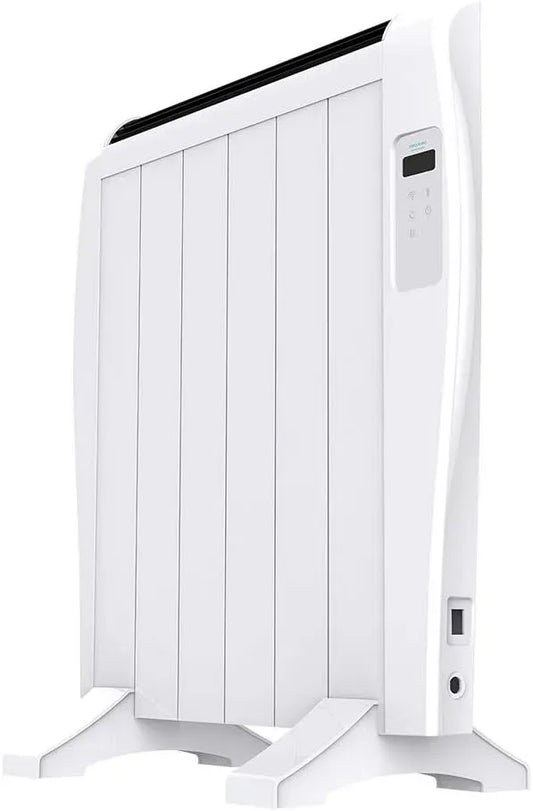 Cecotec Radiateur électrique, 900 W, minuteur, Wi-Fi, écran LCD, contrôle Wifi, 3 modes, 6 éléments