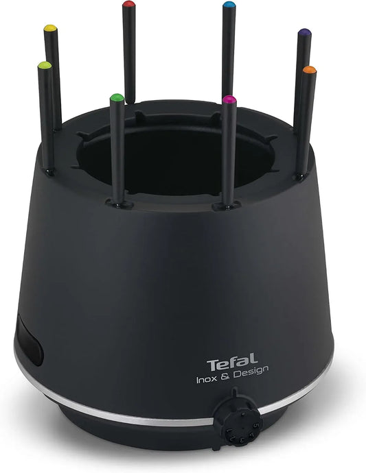 Tefal EF265812 Fondue, 800 W, acier inoxydable, noir